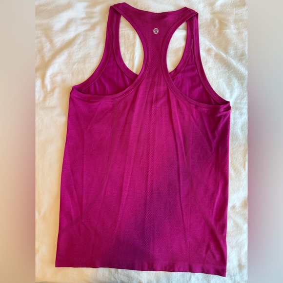Lululemon Swiftly Racerback Tank Hip Length, Ripened Raspberry, 8, VEUC - Picture 3 of 7